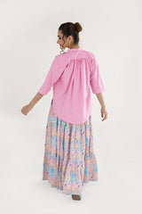 Rosé Bloom Two-Piece Premium soft Cotton Set